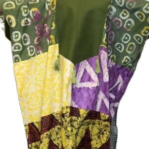 Patchwork Bubu Dress – One Size Fits Most